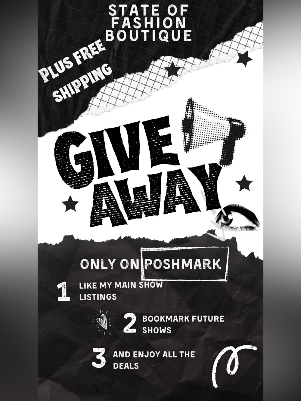 GIVEAWAY PLUS FREE SHIPPING. Like this listing to get notified